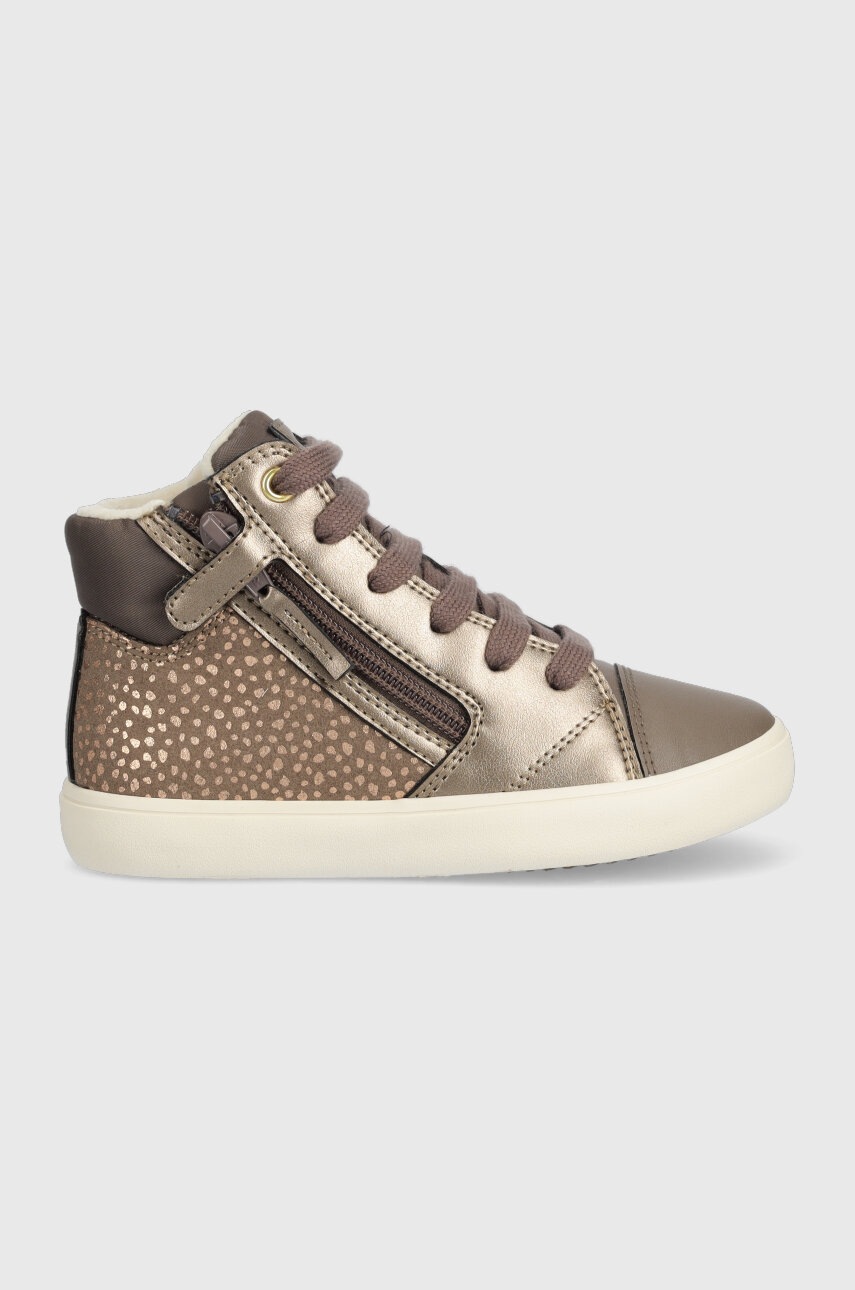 Geox Sneakers Pentru Copii Culoarea Maro