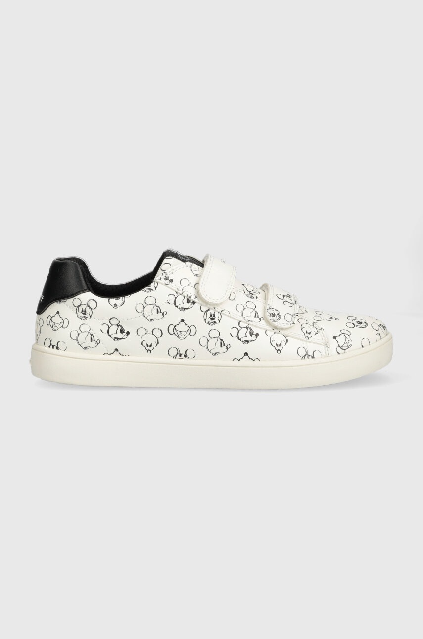 Levně Dětské sneakers boty Geox x Disney bílá barva