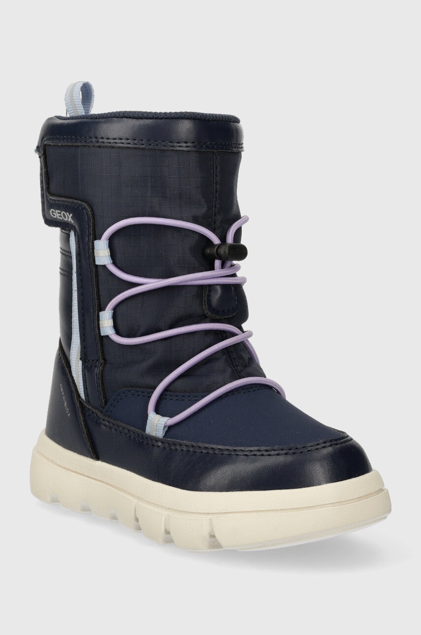 Детские сапоги Geox цвет синий Детские сапоги Geox цвет синий