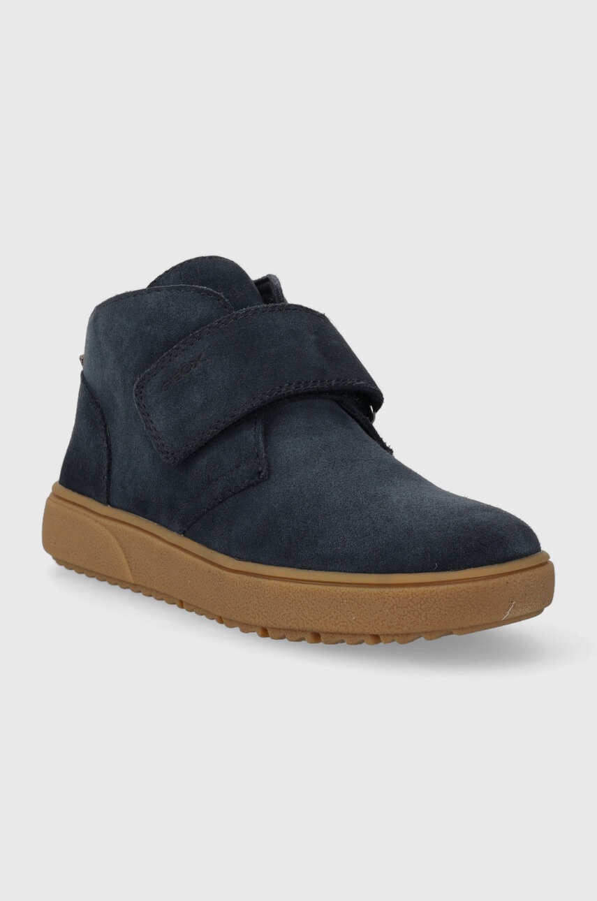 Детские замшевые полуботинки Geox цвет синий