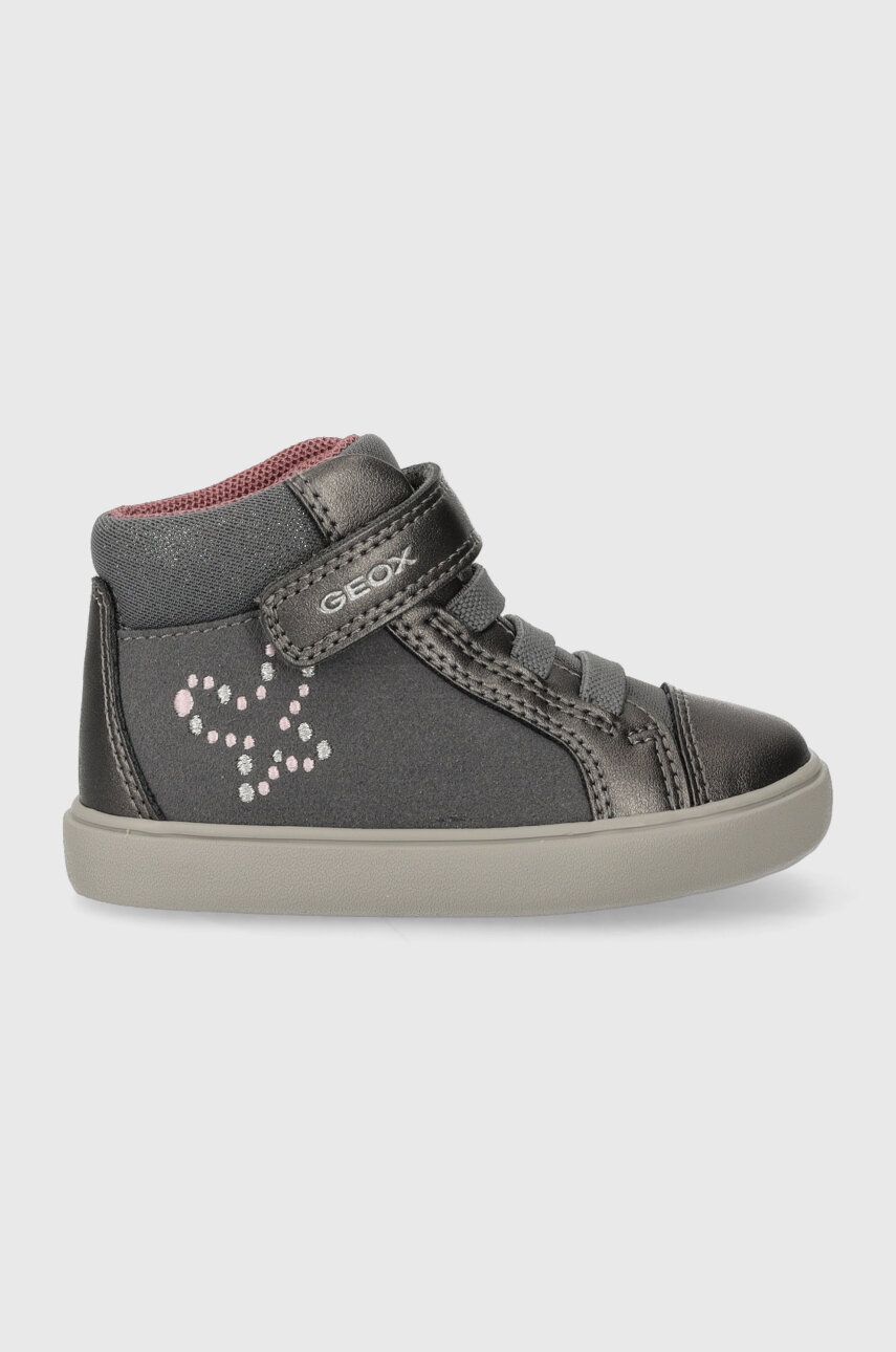 Levně Dětské sneakers boty Geox šedá barva