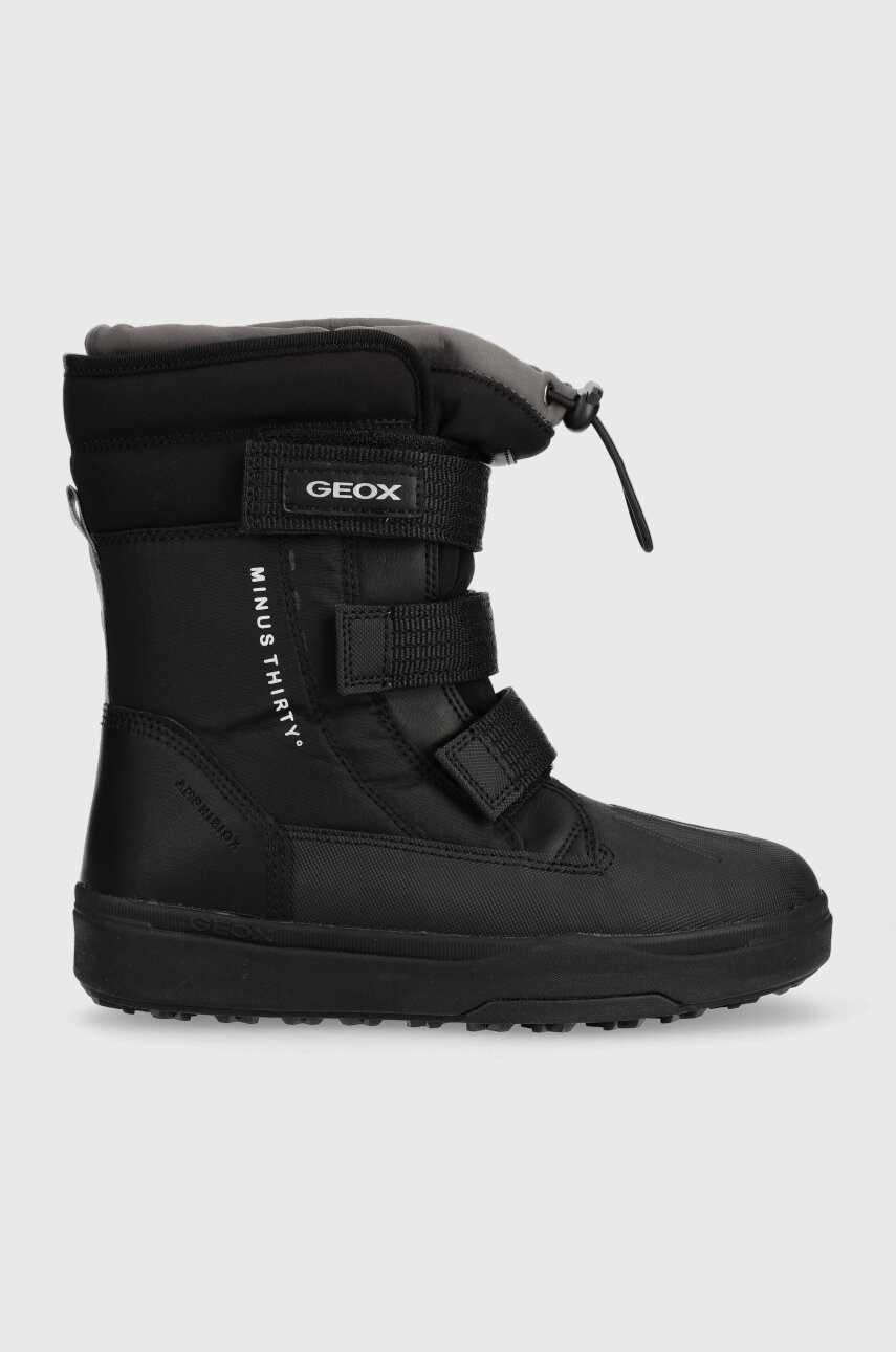 

Детски зимни обувки Geox J26D8B 0FU54 J BUNSHEE PG B A в черно, Черен