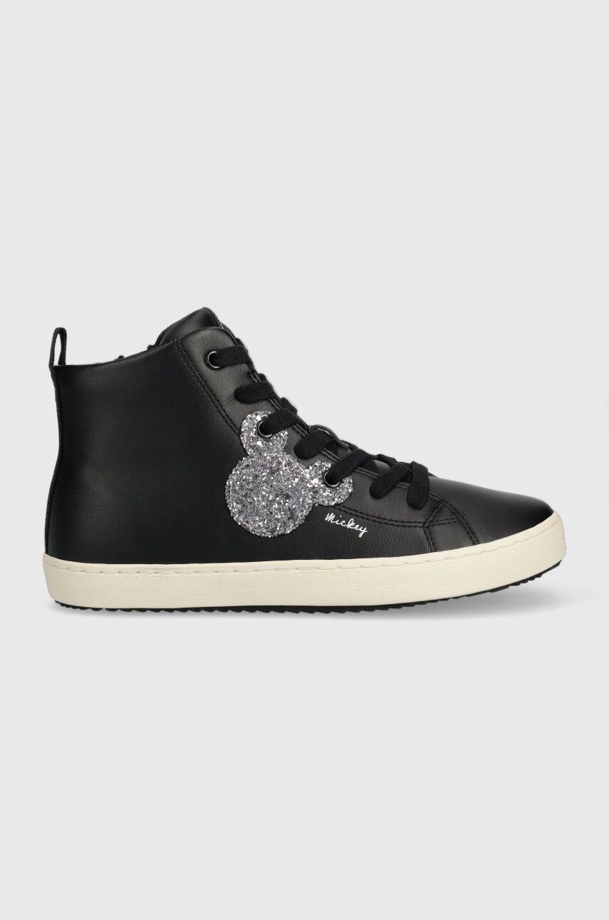 Levně Dětské sneakers boty Geox x Disney černá barva