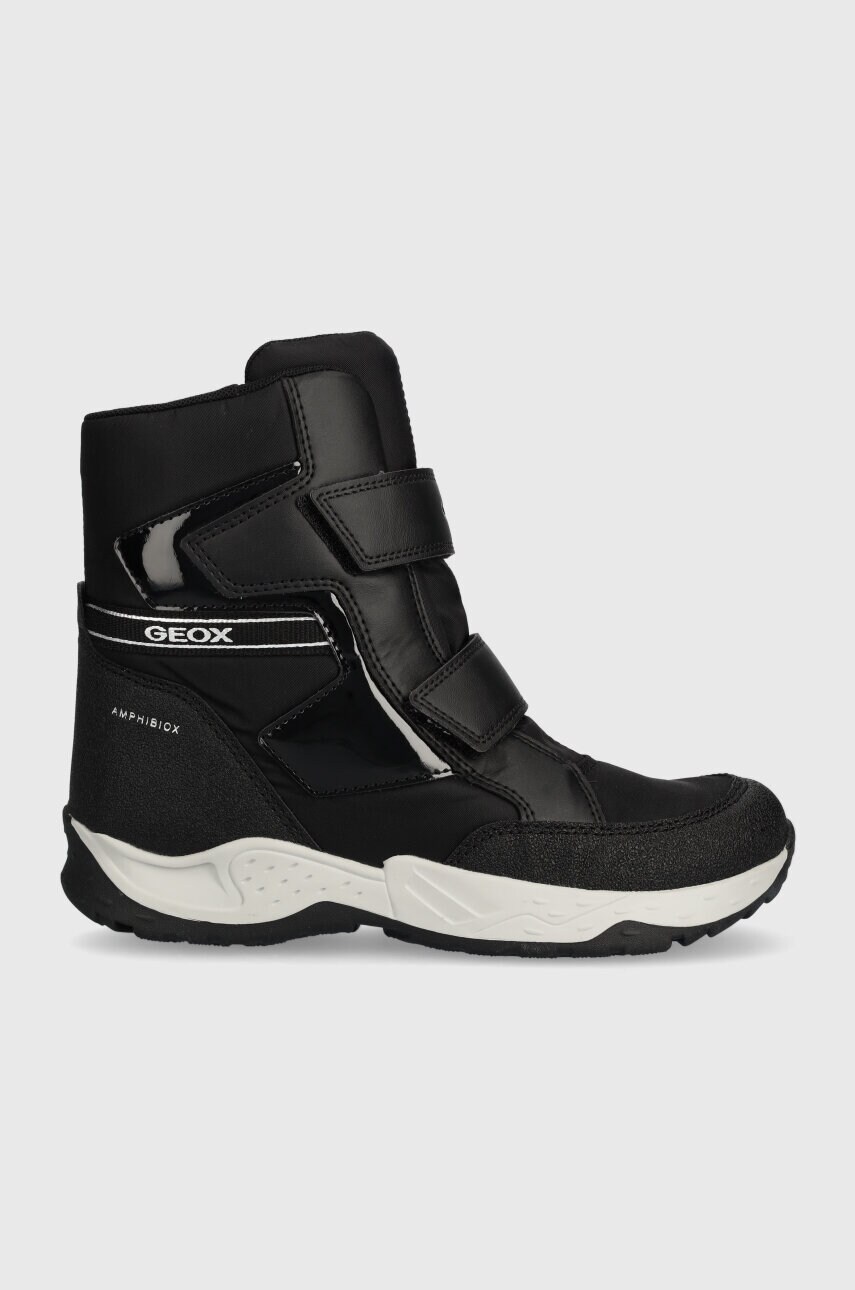 

Детски зимни обувки Geox J36FVD 0FU54 J SENTIERO B AB в черно, Черен