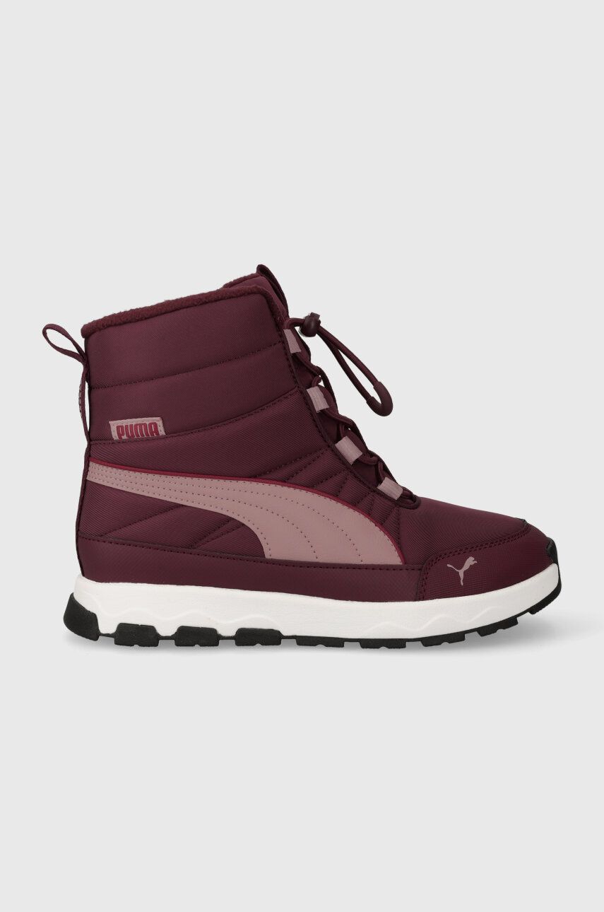 E-shop Dětské zimní boty Puma Evolve Boot Jr červená barva