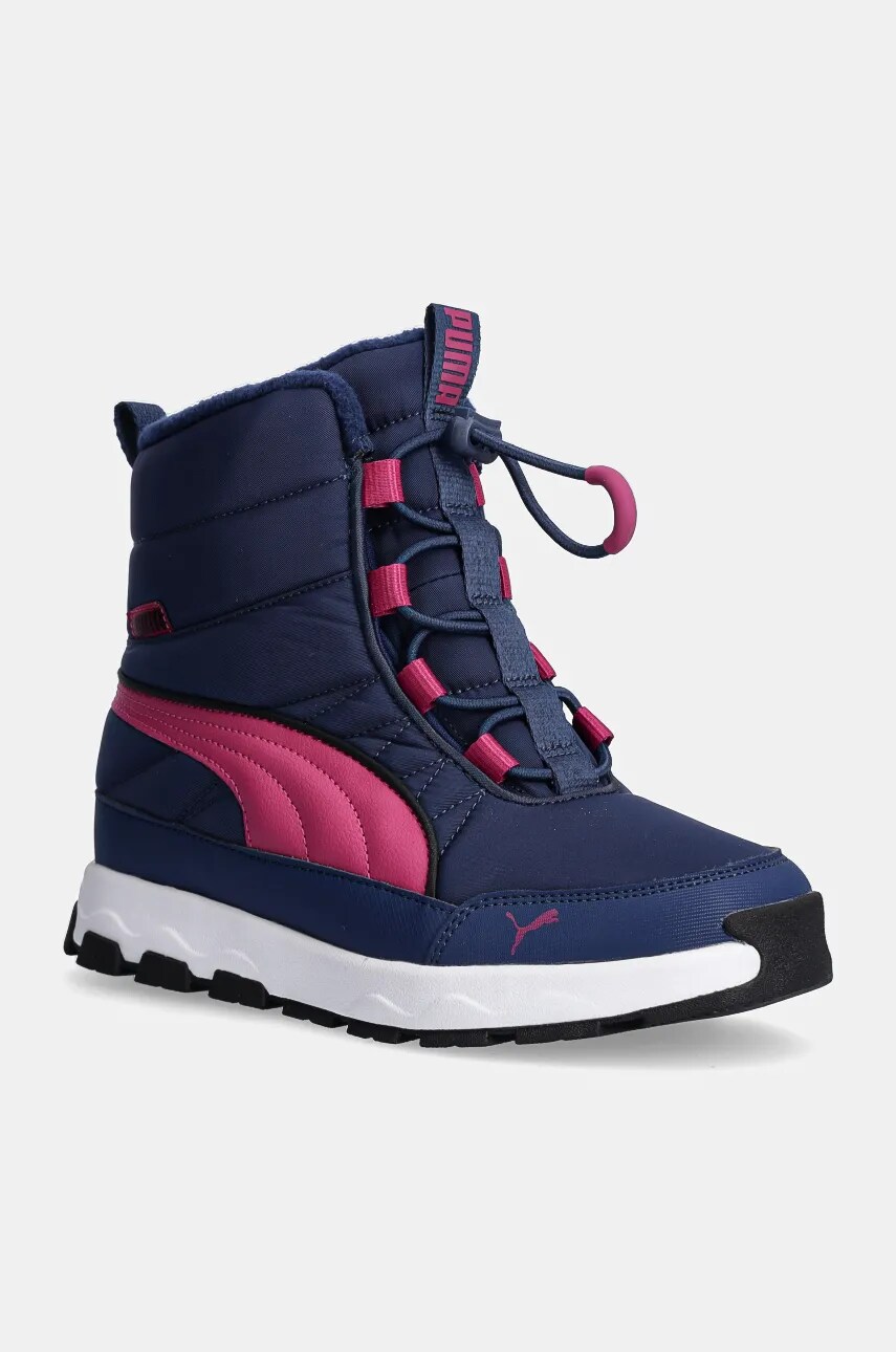 Puma cizme de iarna pentru copii Evolve Boot Jr culoarea albastru marin