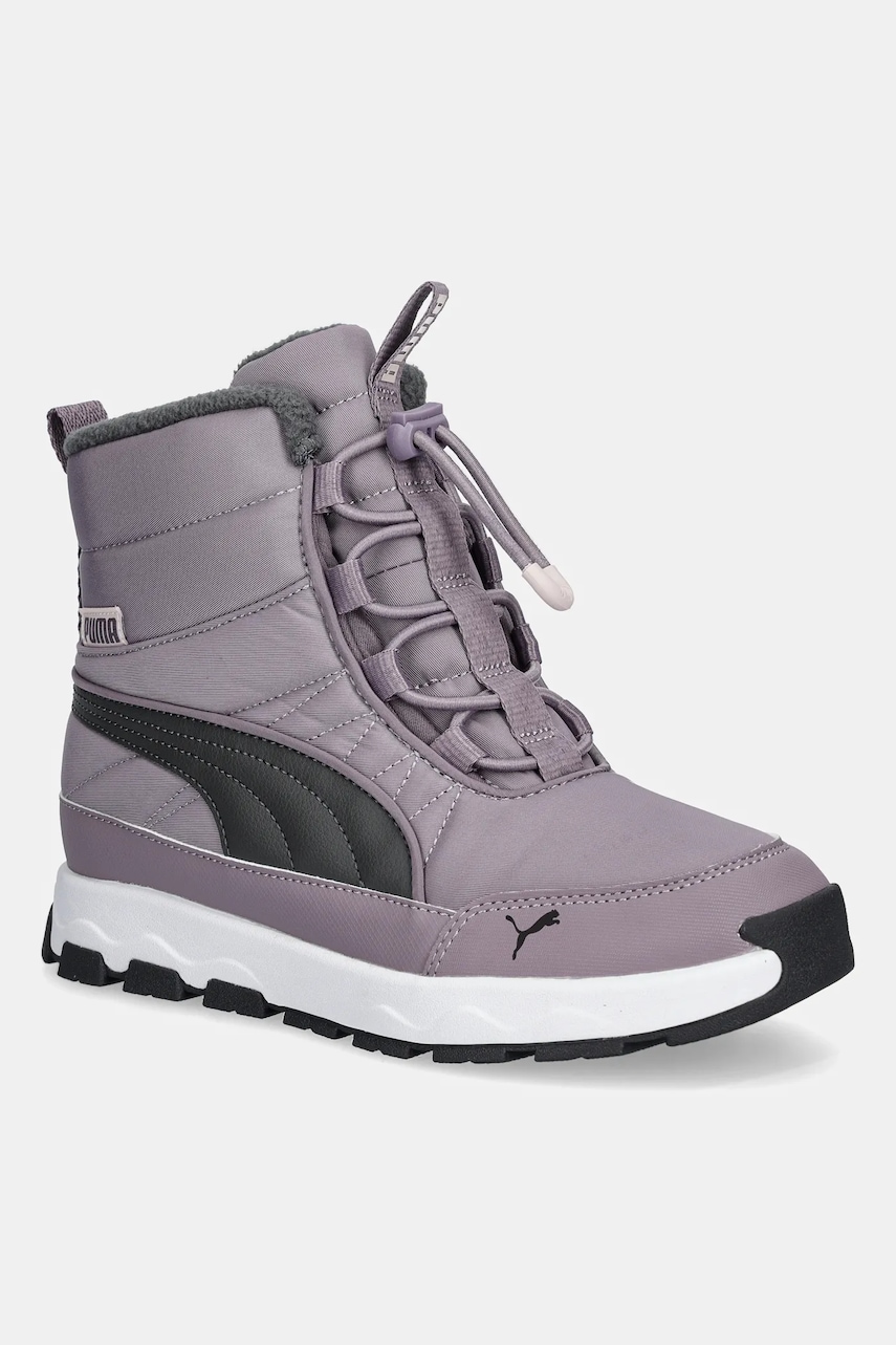 Levně Dětské zimní boty Puma Evolve Boot Jr černá barva, 392644