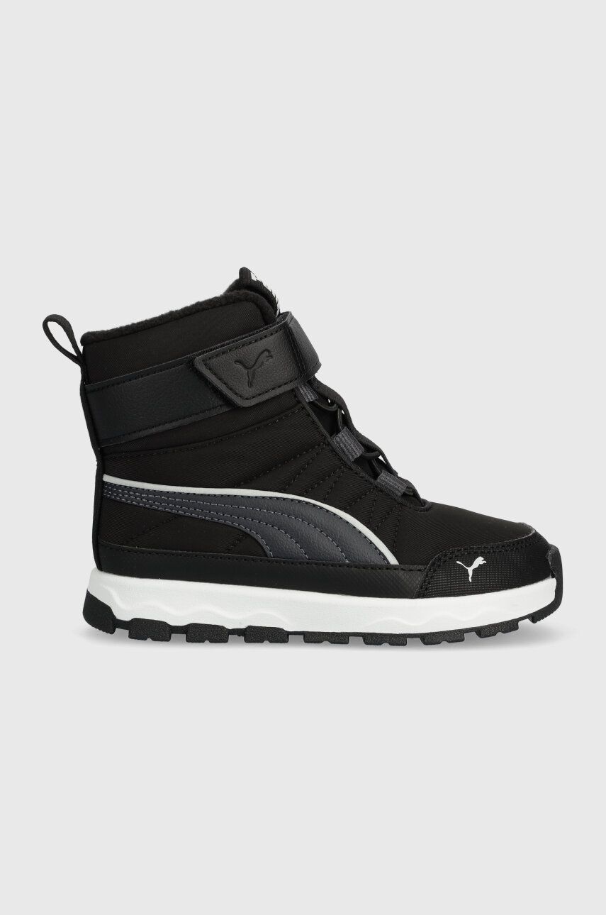 Puma cizme de iarna copii Evolve Boot AC+ PS culoarea negru