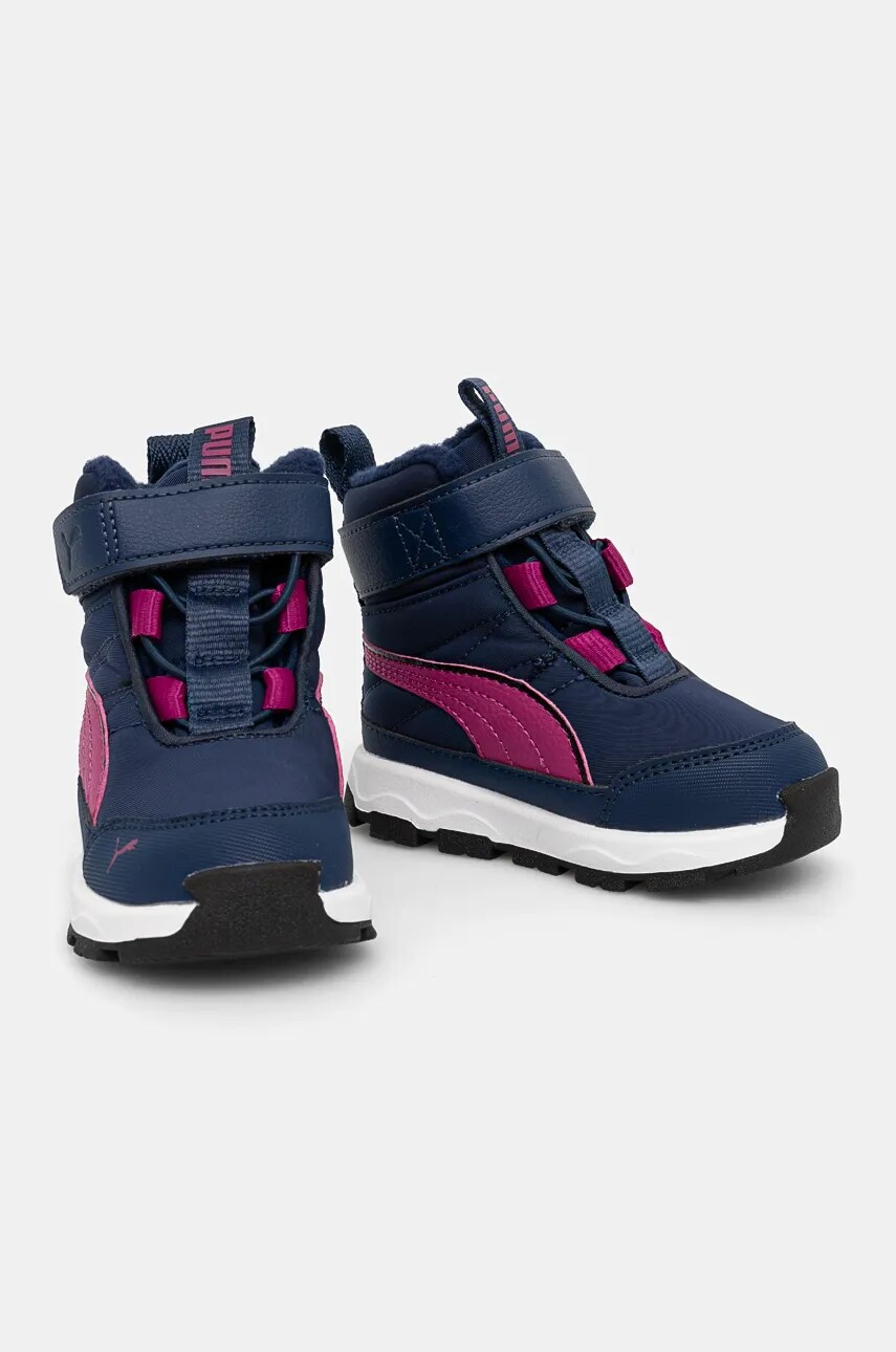 Puma cizme de iarna pentru copii Evolve Boot AC+ Inf culoarea albastru marin