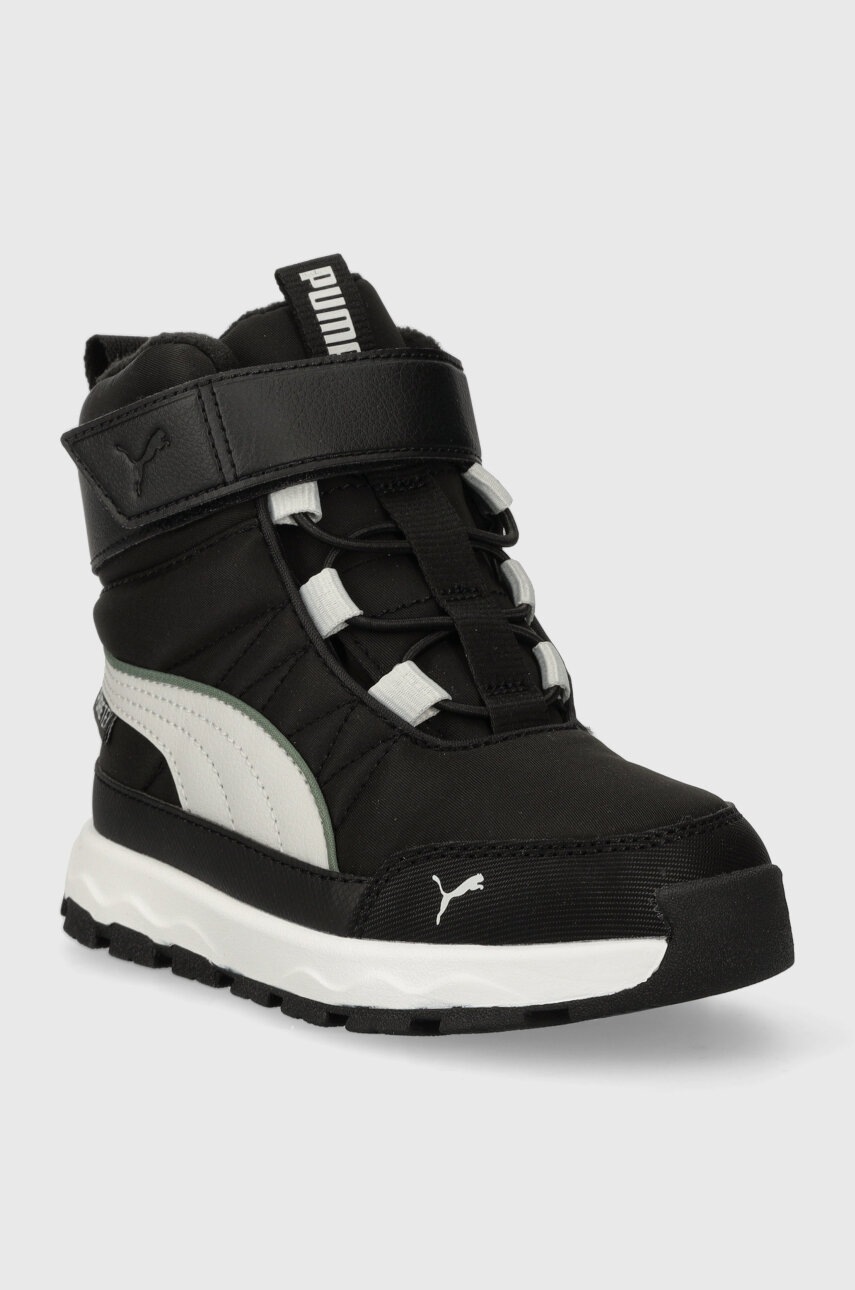 Детские сапоги Puma Evolve Boot Puretex AC+PS цвет чёрный
