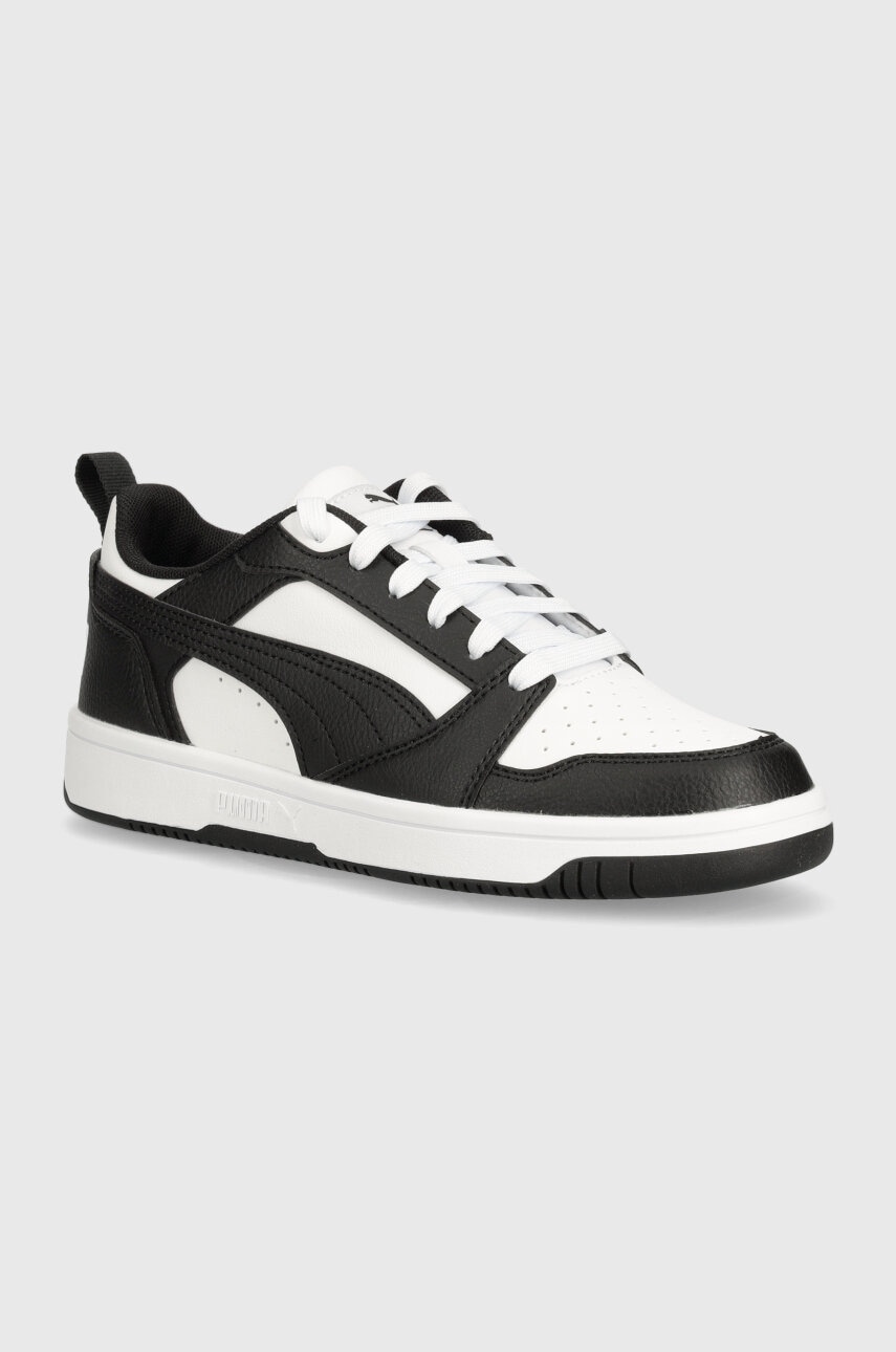 Puma sneakers pentru copii Rebound V6 Lo Jr culoarea alb