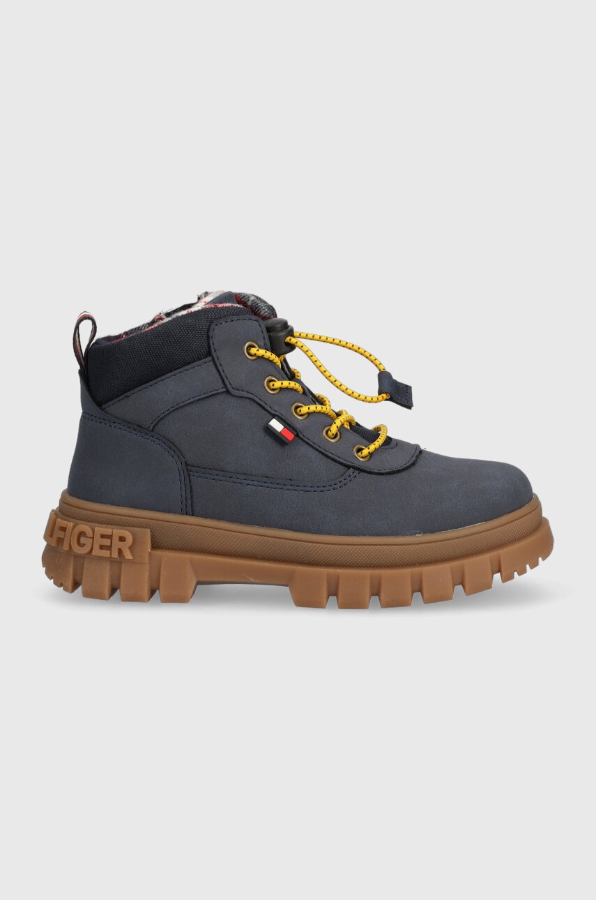 

Дитячі черевики Tommy Hilfiger колір синій