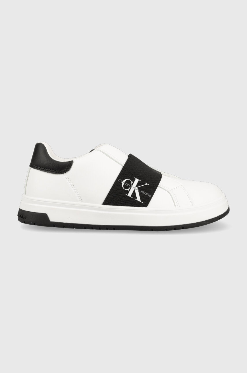 

Детски маратонки Calvin Klein Jeans в бяло, Бял