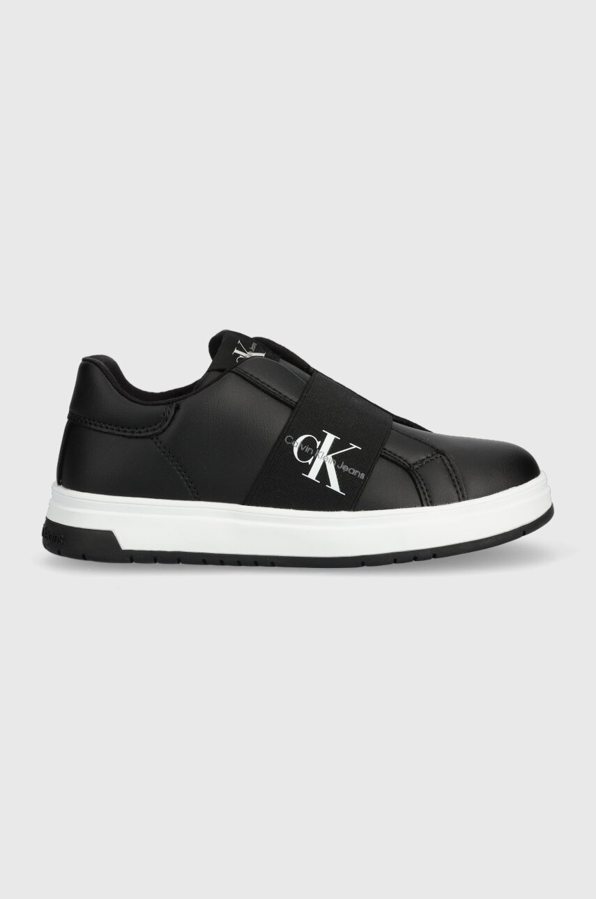 

Детски маратонки Calvin Klein Jeans в черно, Черен