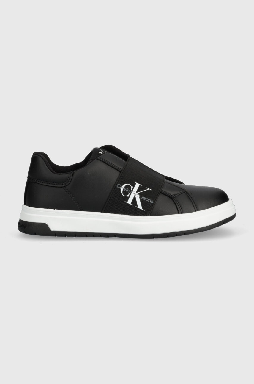 

Детски маратонки Calvin Klein Jeans в черно, Черен