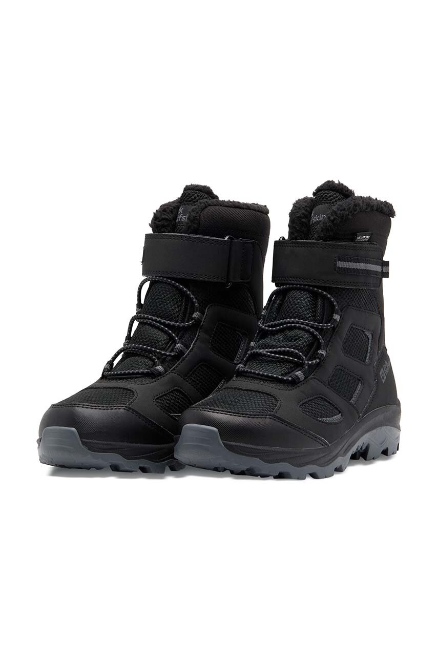 Детские зимние сапоги Jack Wolfskin VOJO WT TEXAPORE HIGH цвет чёрный