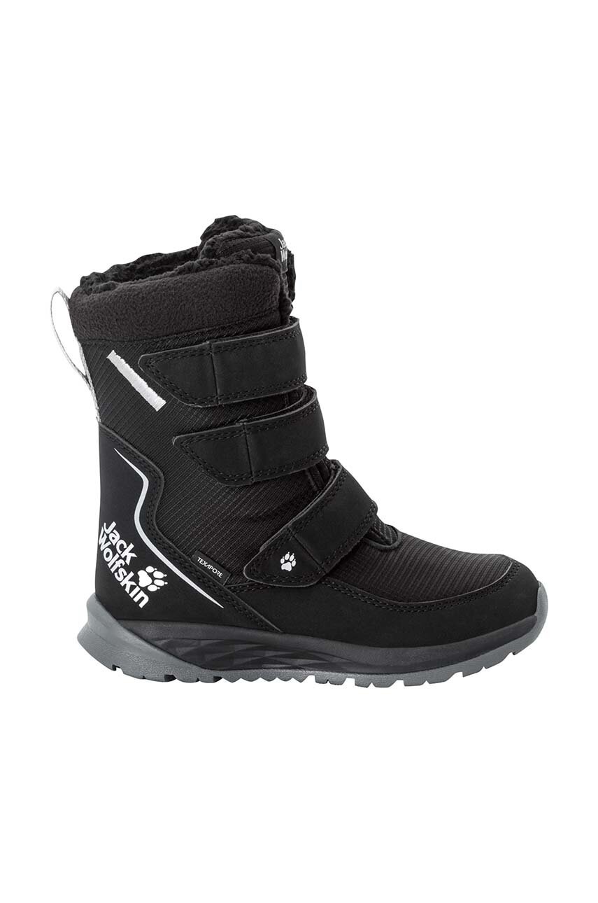 Детские ботинки Jack Wolfskin POLAR BOOT TEXAPORE HIGH VC цвет чёрный Детские ботинки Jack Wolfskin POLAR BOOT TEXAPORE HIGH VC цвет чёрный