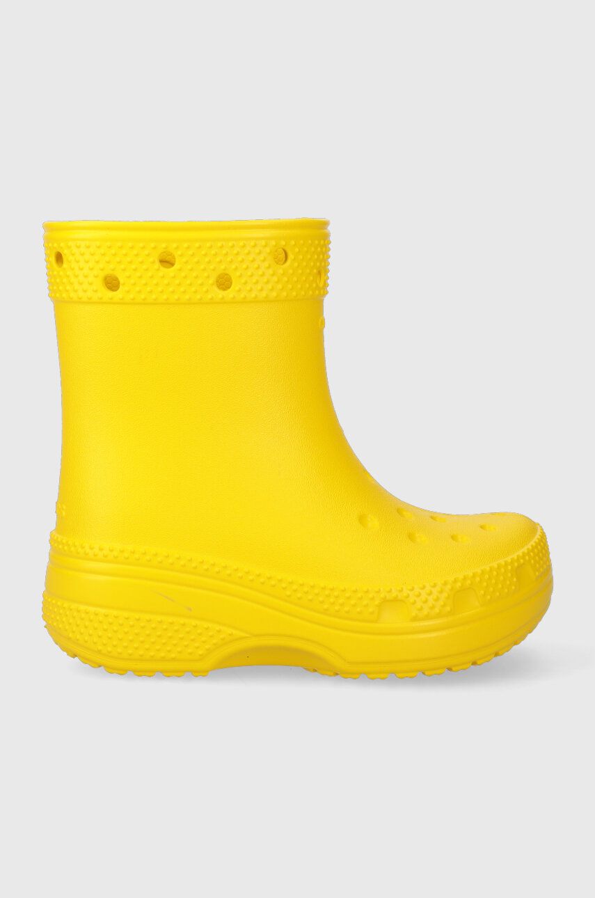 E-shop Dětské holínky Crocs žlutá barva