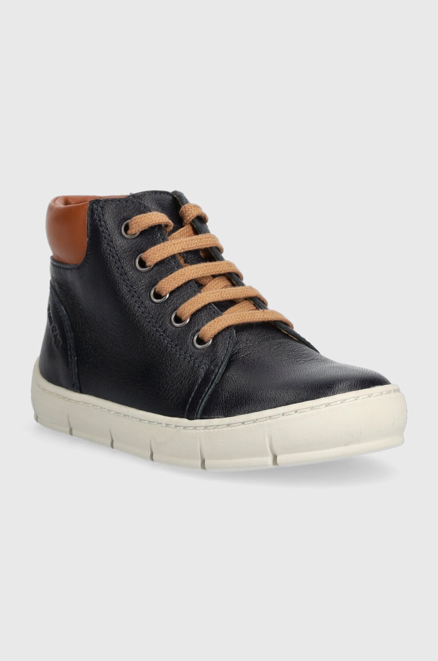 Дитячі шкіряні туфлі Pom D'api колір синій в Днепрі Дитячі шкіряні туфлі Pom D'api колір синій в Днепрі