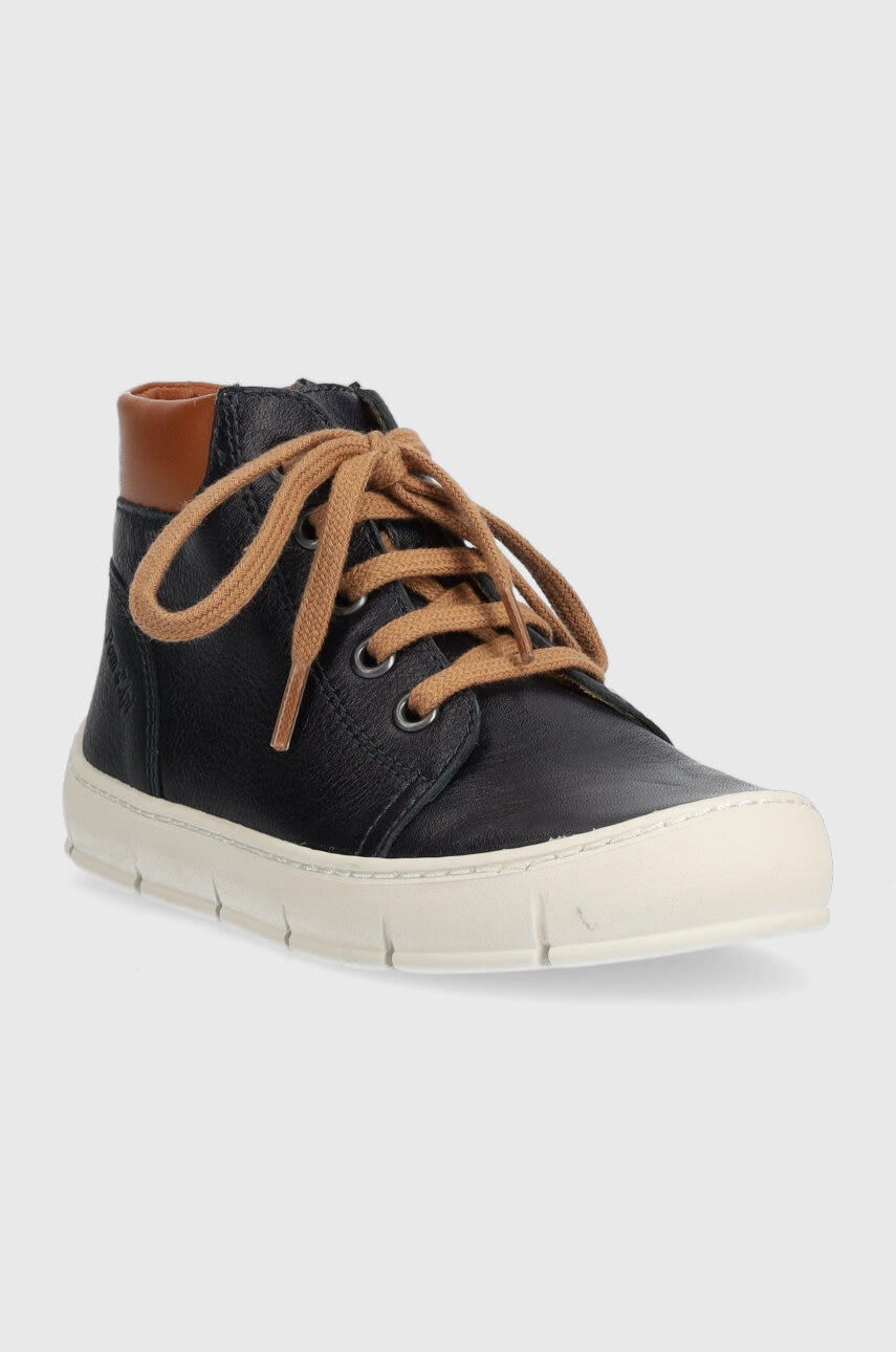 Дитячі шкіряні туфлі Pom D'api START TOP колір синій в Луцьку Дитячі шкіряні туфлі Pom D'api START TOP колір синій в Луцьку