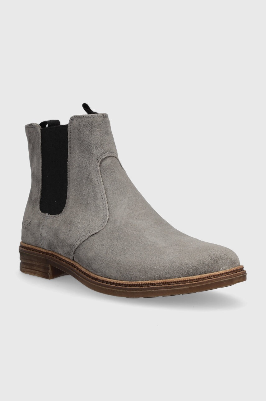 Дитячі замшеві черевики Pom D'api BROTHER JODZIP