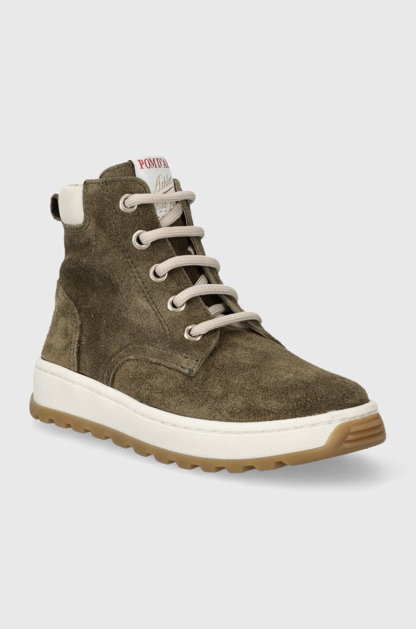 Pom D'api Dětské semišové polobotky Pom D'api FLOW BOOTS (obrázek 2)