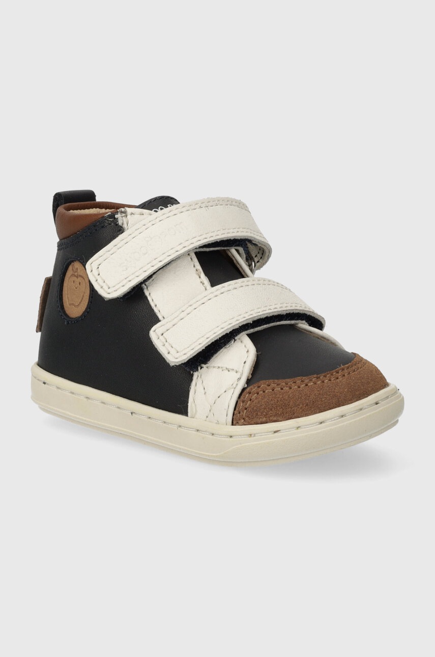 Детские кожаные кроссовки Shoo Pom цвет синий Детские кожаные кроссовки Shoo Pom цвет синий