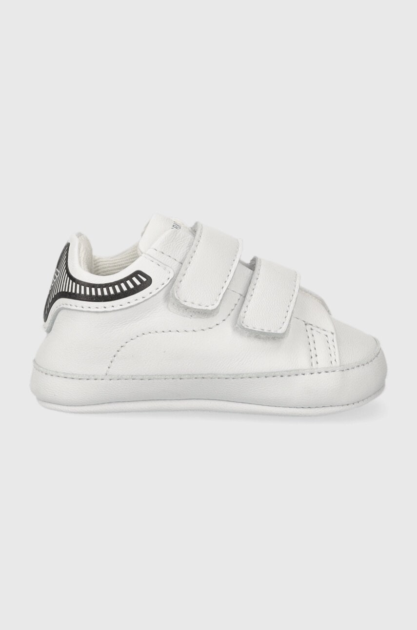 E-shop Dětské sneakers boty Emporio Armani bílá barva