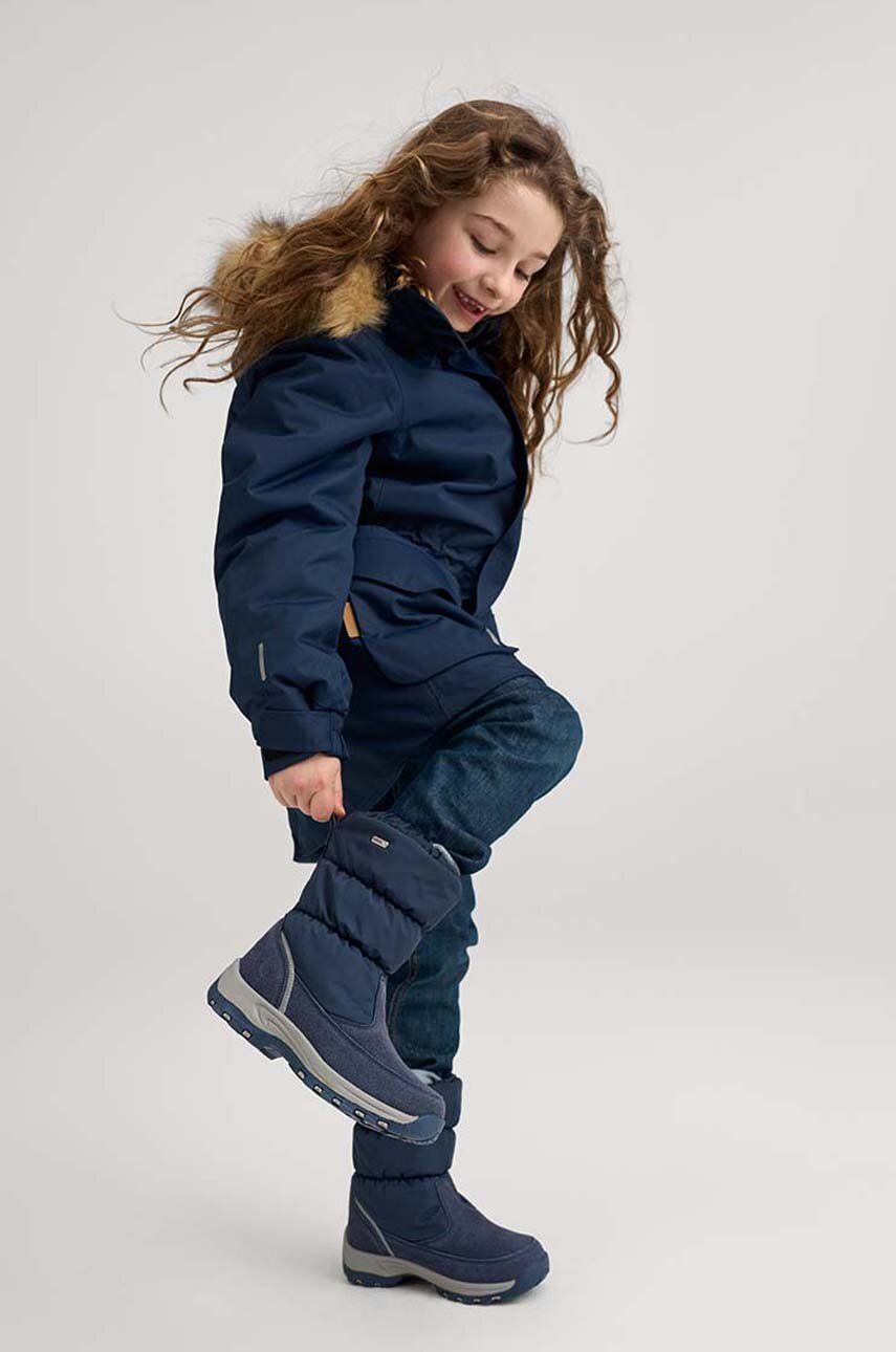 Reima cizme de iarna copii Vimpeli culoarea albastru marin