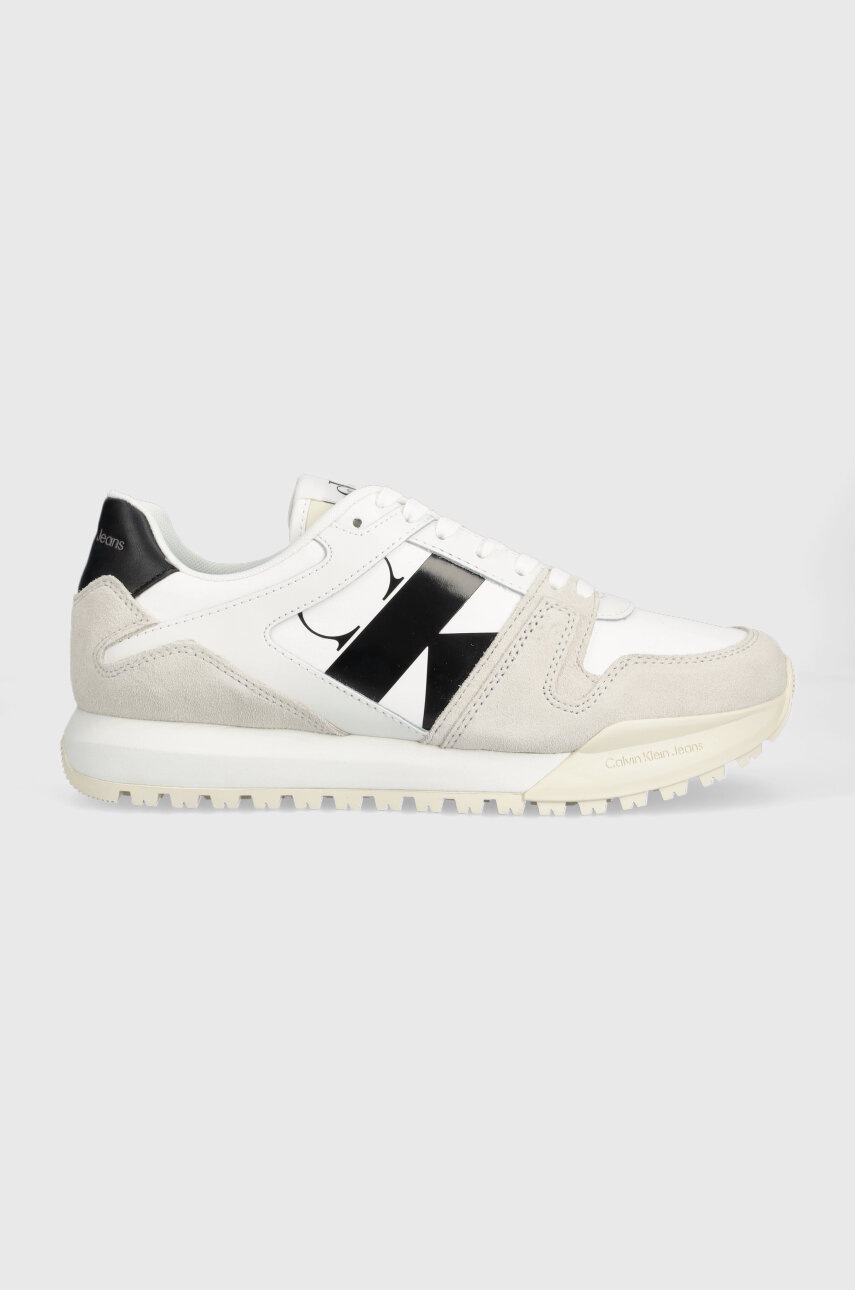 

Маратонки Calvin Klein Jeans TOOTHY RUN LACEUP LO в бяло YM0YM00744, Бял