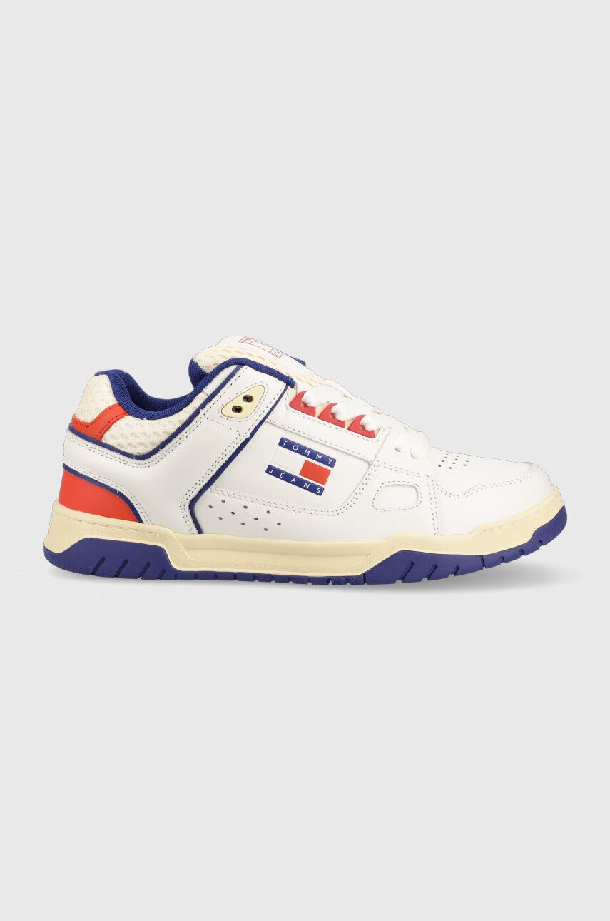 Levně Sneakers boty Tommy Jeans TJM SKATER LOW bílá barva, EM0EM01214