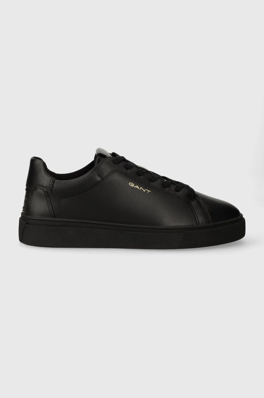 Kožené sneakers boty Gant Mc Julien černá barva, 27631219.G021 - černá -  Svršek: Přírodní kůže