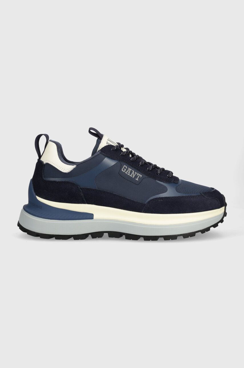 Gant sneakers Cazidy culoarea albastru marin, 27633206.G613