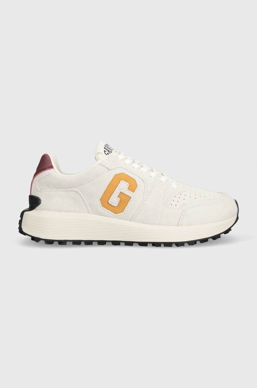 Semišové sneakers boty Gant Ronder béžová barva, 27633227.G277 - béžová - Svršek: Semišová kůže