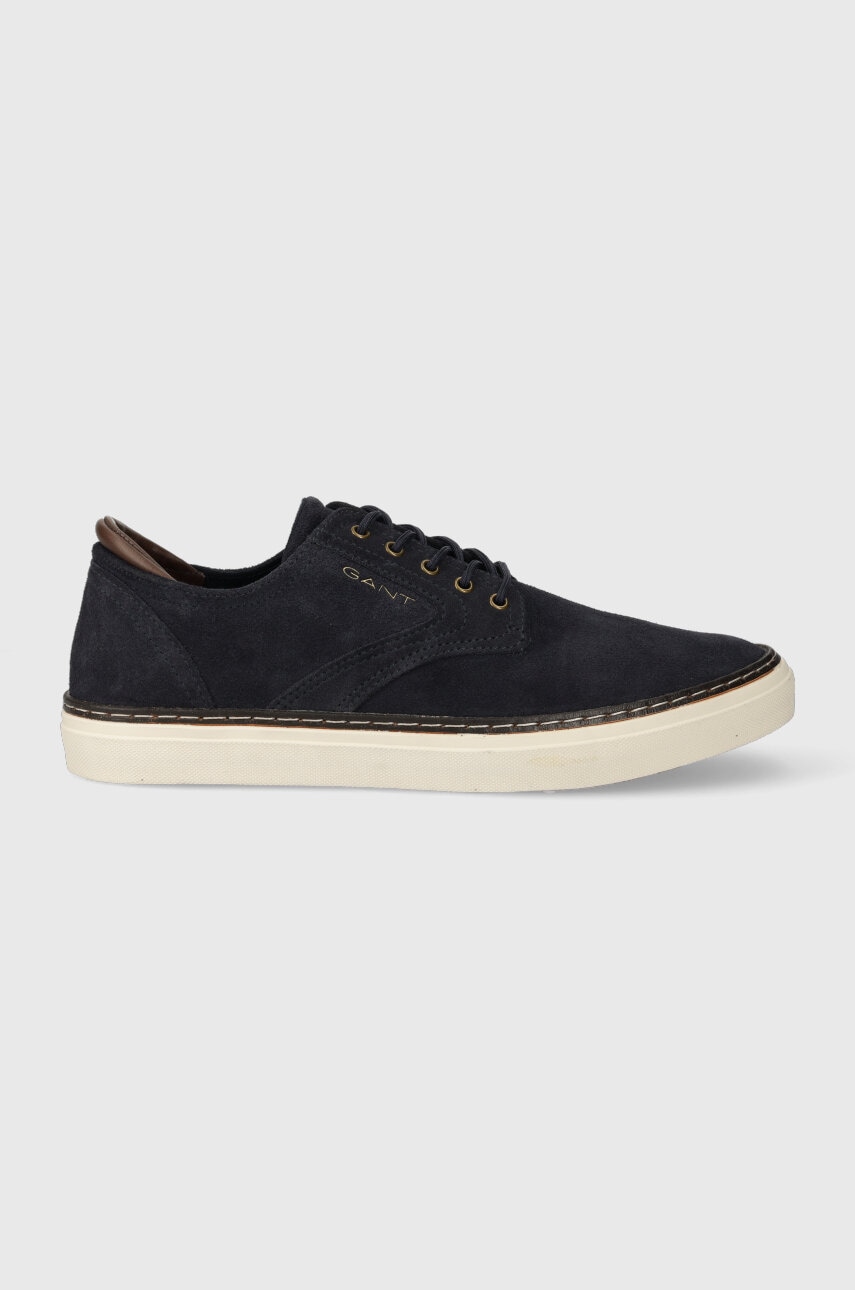 Gant sneakers din piele intoarsă Prepville culoarea albastru marin, 27633266.G69