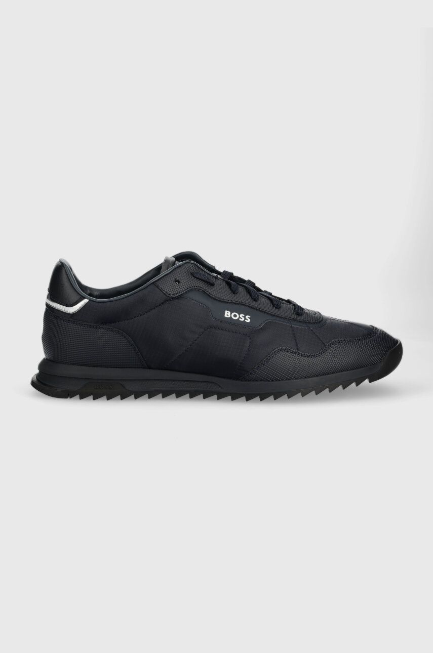 Sneakers boty BOSS Zayn tmavomodrá barva, 50498878 - námořnická modř -  Svršek: Umělá hmota