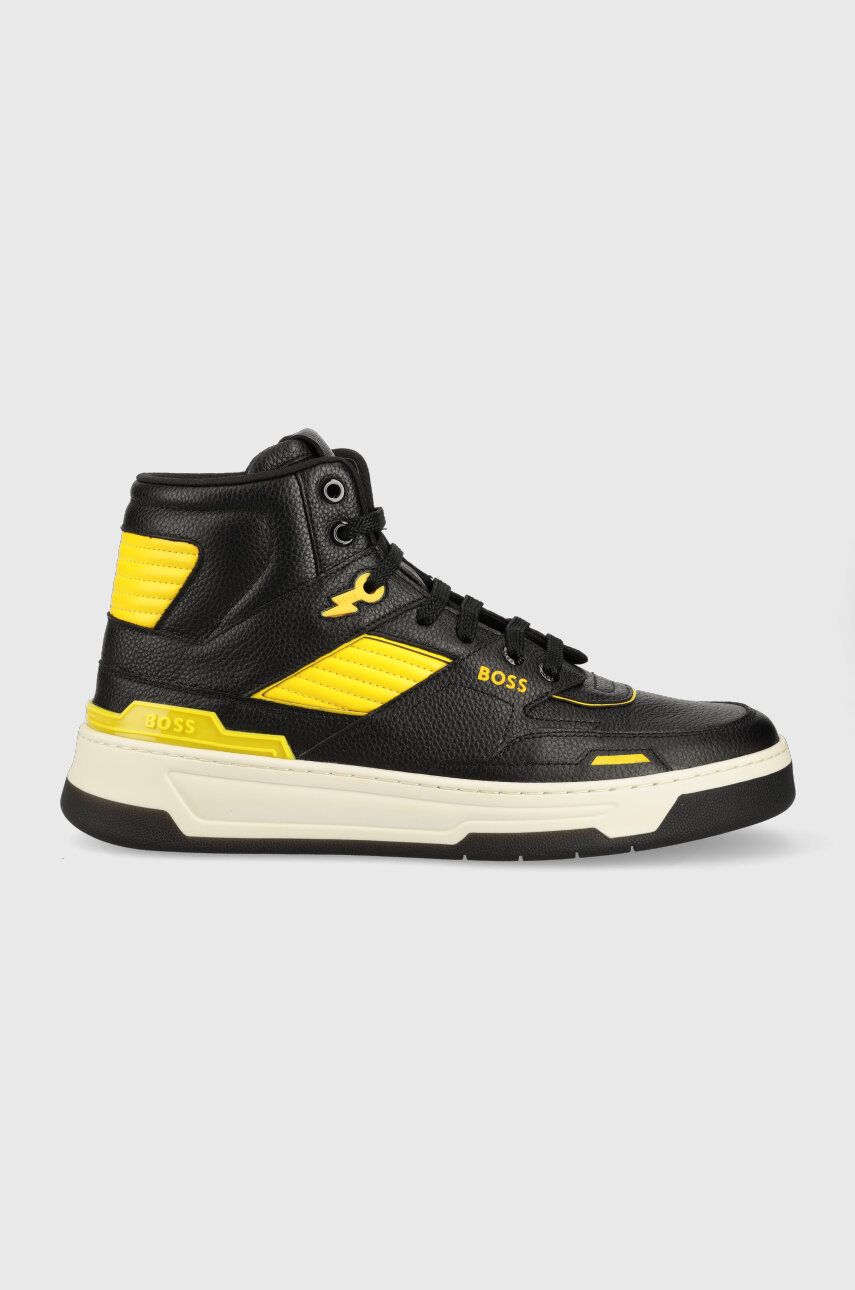 Sneakers boty BOSS Baltimore černá barva, 50498879 - černá -  Svršek: Umělá hmota