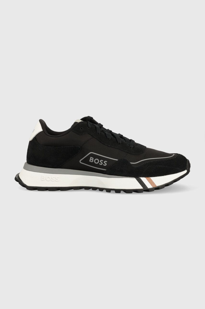 Sneakers boty BOSS Jonah černá barva, 50498907 - černá -  Svršek: Textilní materiál