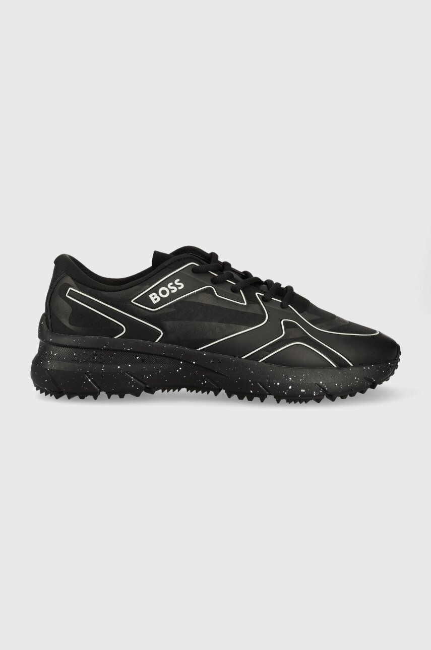 Levně Sneakers boty BOSS Owen-HKNG černá barva, 50498922