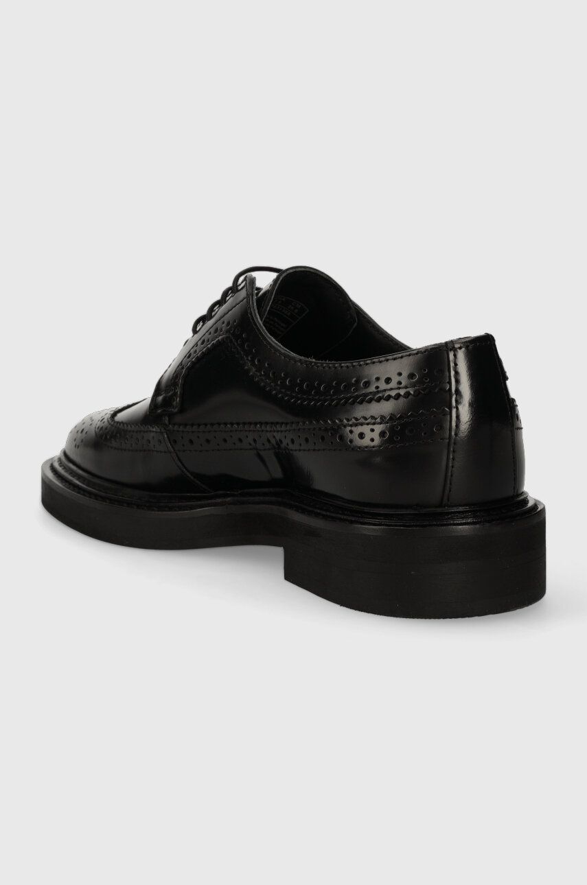 Gant Pantofi De Piele Jaczy Barbati, Culoarea Negru, 27631388.G00