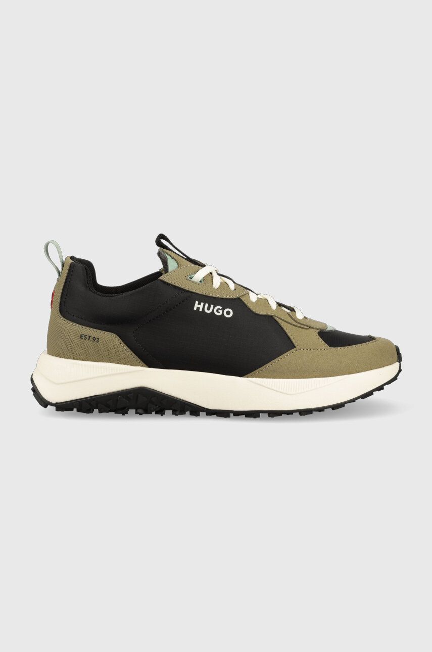 Sneakers boty HUGO Kane zelená barva, 50498687 - zelená -  Svršek: Umělá hmota