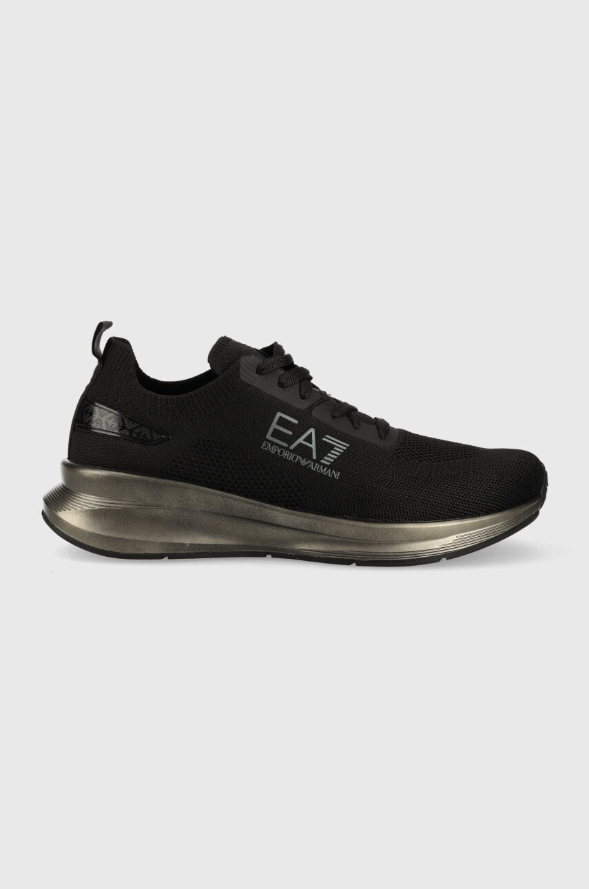 EA7 Emporio Armani sneakers culoarea negru, X8X149 XK349 E593