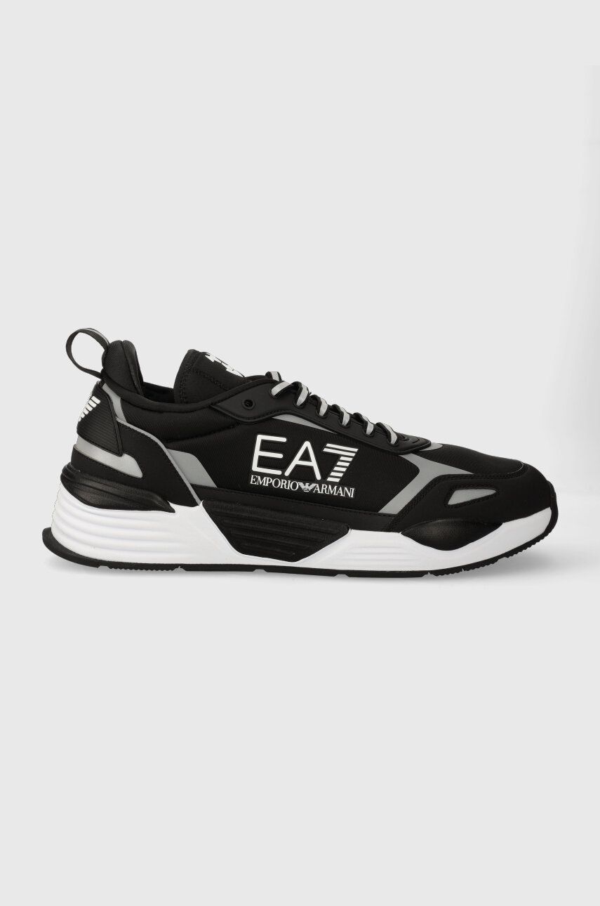 Sneakers boty EA7 Emporio Armani černá barva, X8X159 XK364 N763 - černá -  Svršek: Umělá hmota