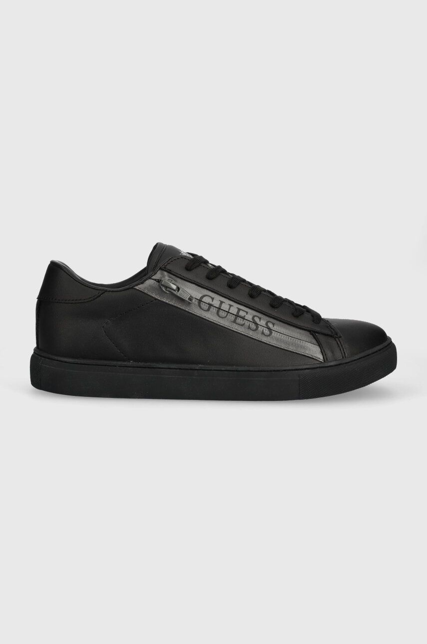 Sneakers boty Guess černá barva, TODI IIK - černá -  Svršek: Umělá hmota Vnitřek: Umělá hm