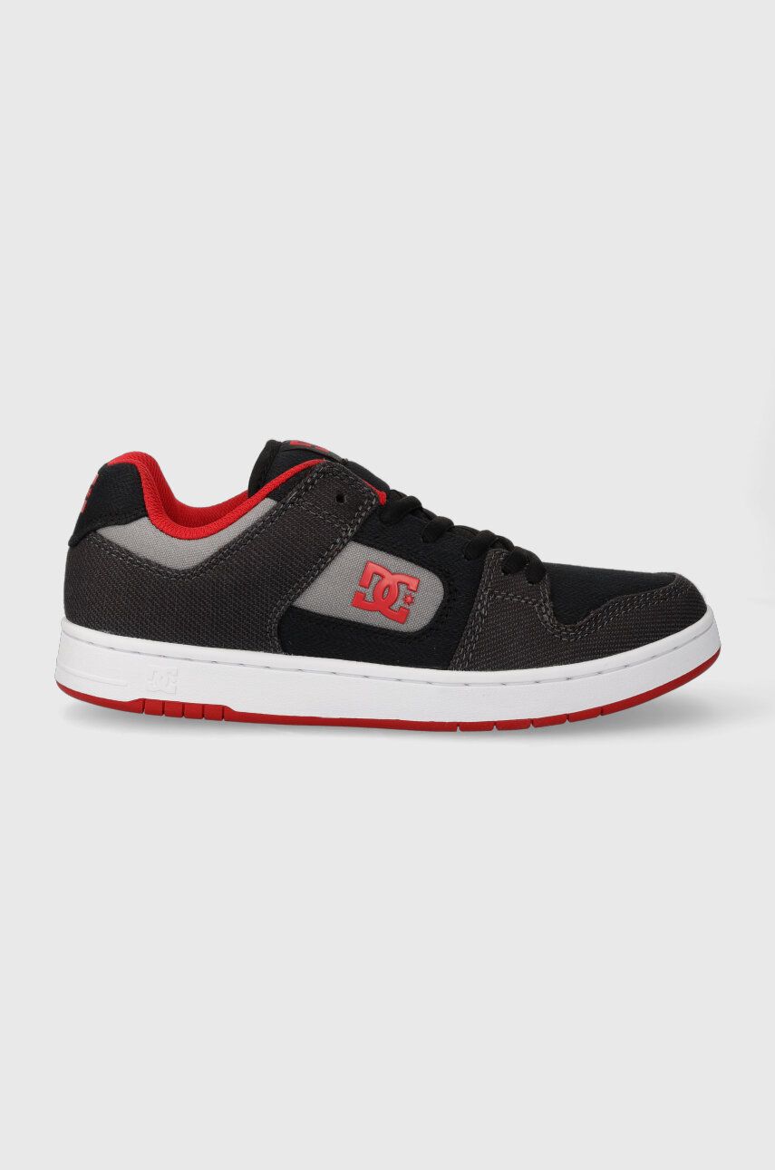 Sneakers boty DC černá barva - černá - Svršek: Textilní materiál Vnitřek: Textilní materiál