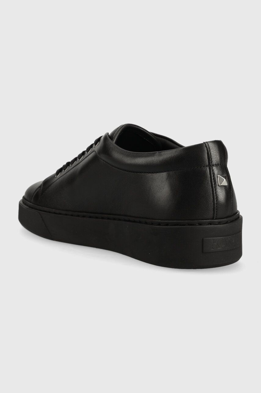 Karl Lagerfeld Sneakers Din Piele FLINT Culoarea Negru, KL53320