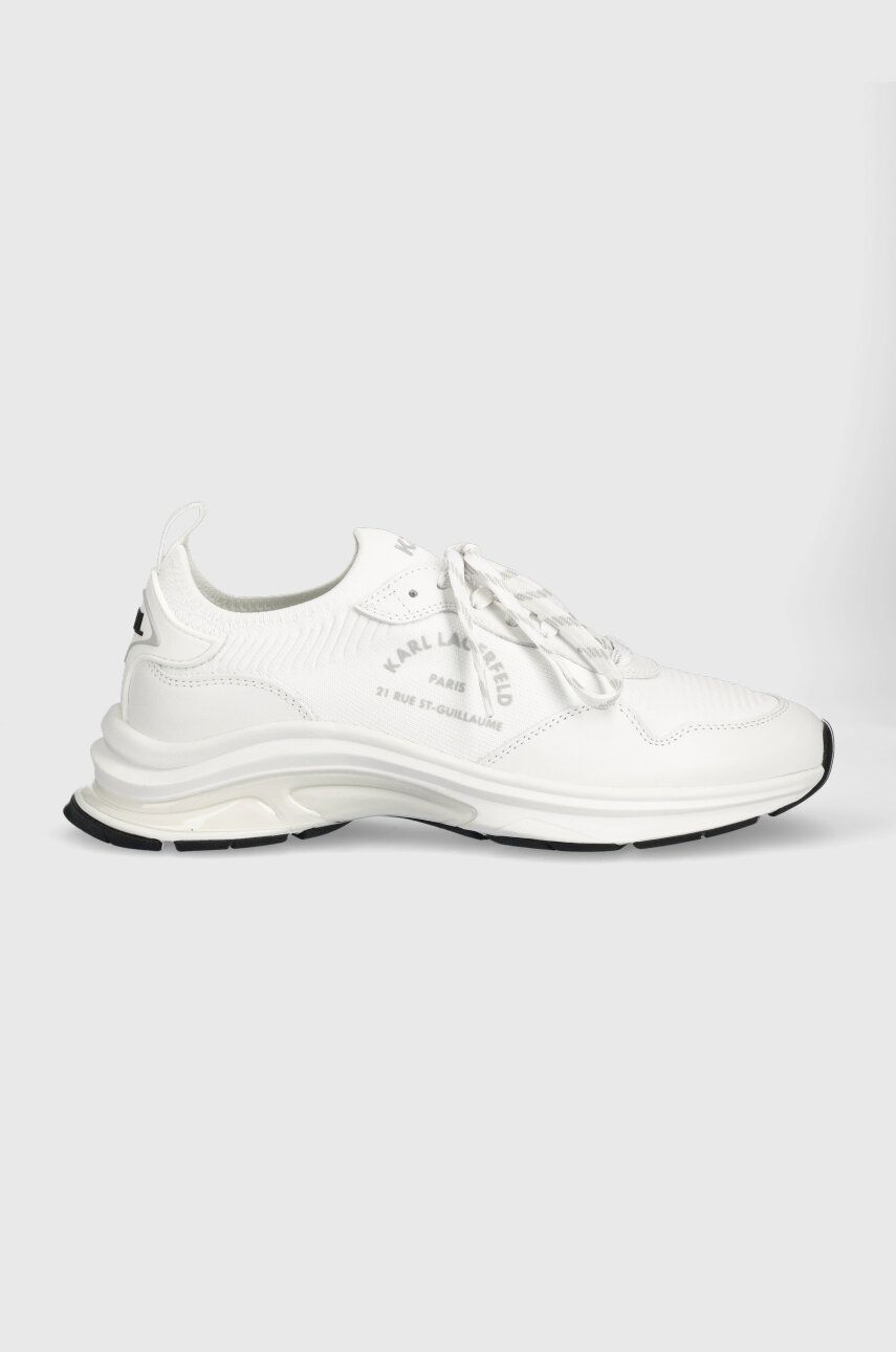 Sneakers boty Karl Lagerfeld LUX FINESSE bílá barva, KL53138 - bílá -  Svršek: Textilní materiá