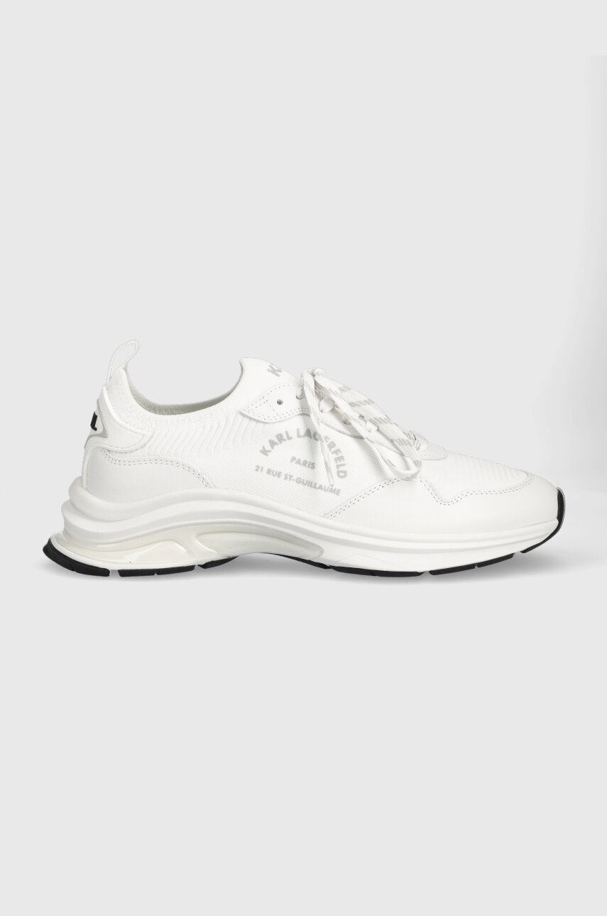 Karl Lagerfeld Sneakers Lux Finesse Culoarea Alb, Kl53138