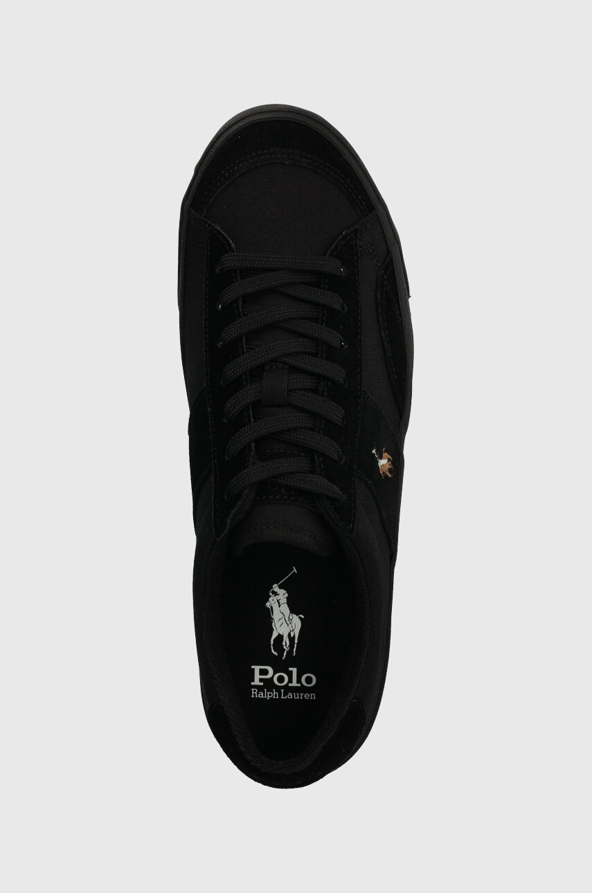 Кеди Polo Ralph Lauren 816913476003 колір чорний Sayer Sport 