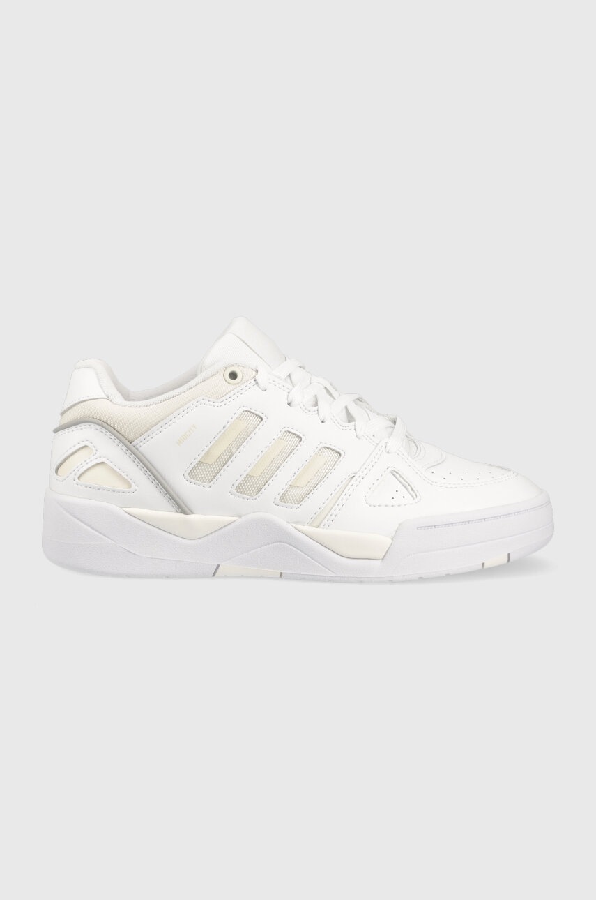 Levně Sneakers boty adidas MIDCITY bílá barva